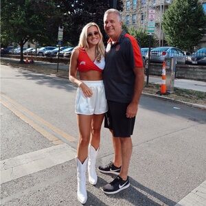 Ohio State Criss-Cross Cropped Tank